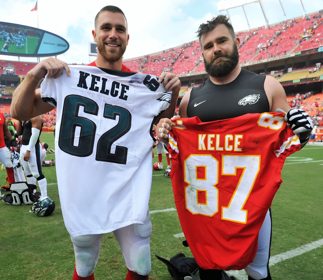 Travis Kelce and Jason Kelce